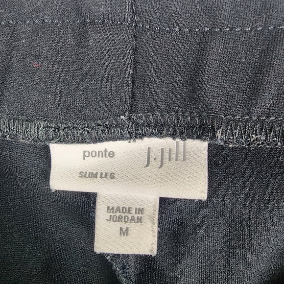 J Jill Ponte Slim Leg Pull On Pants SIZE Medium - Picture 5 of 6